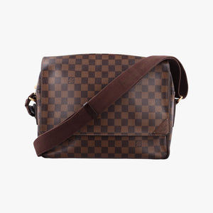 Pre-owned Louis Vuitton SHELTON EBENE Damier Canvas N41149 shoulderbag | stylenewstar