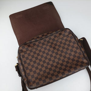 Pre-owned Louis Vuitton SHELTON EBENE Damier Canvas N41149 shoulderbag | stylenewstar