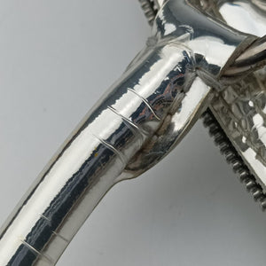 Pre-owned Louis Vuitton Lockit Silver Monogram Miroir M95449 handbag | stylenewstar