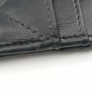 Pre-owned Chanel CC Logo Matelasse Card Case Black lambskin AP0711 shoulderbag | stylenewstar