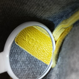 Pre-owned Celine TRIO Yellow Leather shoulderbag | stylenewstar