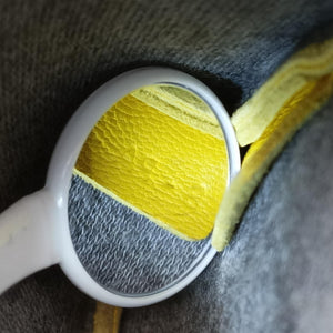 Pre-owned Celine TRIO Yellow Leather shoulderbag | stylenewstar