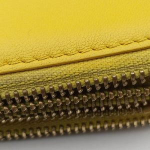 Pre-owned Celine TRIO Yellow Leather shoulderbag | stylenewstar