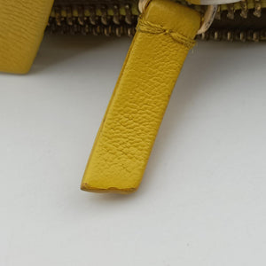 Pre-owned Celine TRIO Yellow Leather shoulderbag | stylenewstar