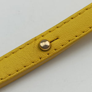 Pre-owned Celine TRIO Yellow Leather shoulderbag | stylenewstar
