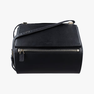 Vintage Givenchy Pandora Black Leather shoulderbag | stylenewstar