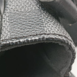 Vintage Louis Vuitton DANIEL GM Noir Damier Graphite N58033 shoulderbag | stylenewstar