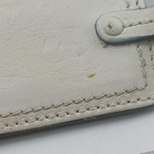 Vintage Prada Etiquette White Leather 1BD082 shoulderbag | stylenewstar