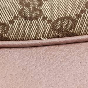 Secondhand Gucci Bree Beige×pink Canvas×Leather 323671 handbag | stylenewstar
