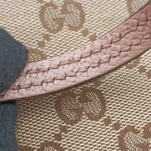 Secondhand Gucci Bree Beige×pink Canvas×Leather 323671 handbag | stylenewstar