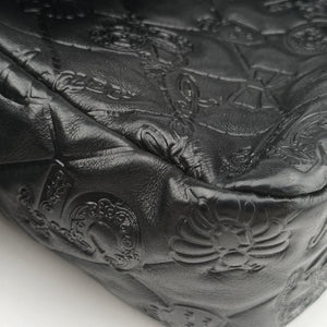 Vintage Chanel Matelasse coco mark Black lambskin A49756 shoulderbag | stylenewstar