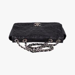 Vintage Chanel Matelasse coco mark Black lambskin A49756 shoulderbag | stylenewstar