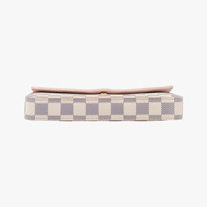 Pre-owned Louis Vuitton Pochette Felicie Azur Damier Canvas N63106 shoulderbag | stylenewstar