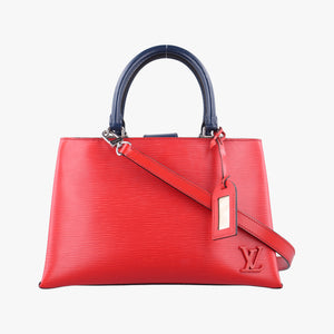 Pre-owned Louis Vuitton Kleber PM Red×Blue epi M51333 shoulderbag | stylenewstar
