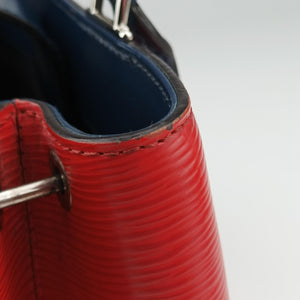 Pre-owned Louis Vuitton Kleber PM Red×Blue epi M51333 shoulderbag | stylenewstar