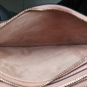 Pre-owned Christian Dior Saddle Pink Leather shoulderbag | stylenewstar