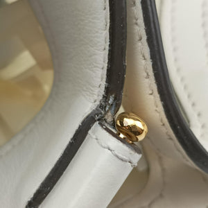 Pre-owned Fendi Runaway Shopper White PVC coated canvas 8BH360 shoulderbag | stylenewstar