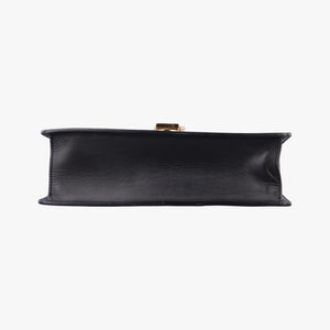 Pre-owned Gucci Sylvie Black×green×red Leather 421882 shoulderbag | stylenewstar