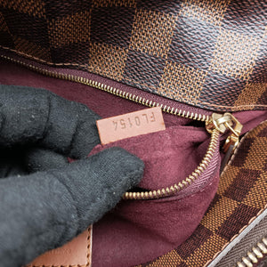 Pre-owned Louis Vuitton Ascot EBENE Damier canvas N41273 handbag | stylenewstar