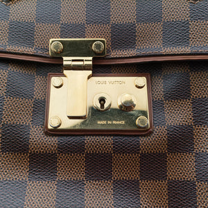 Pre-owned Louis Vuitton Ascot EBENE Damier canvas N41273 handbag | stylenewstar