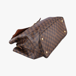 Pre-owned Louis Vuitton Ascot EBENE Damier canvas N41273 handbag | stylenewstar