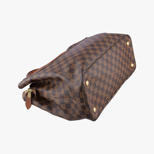 Pre-owned Louis Vuitton Ascot EBENE Damier canvas N41273 handbag | stylenewstar
