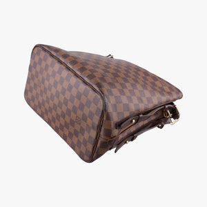 Pre-owned Louis Vuitton Cabas Rivington EBENE Damier Canvas N41108 shoulderbag | stylenewstar