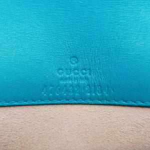 Pre-owned Gucci Dionysus Blue velour 476432 shoulderbag | stylenewstar