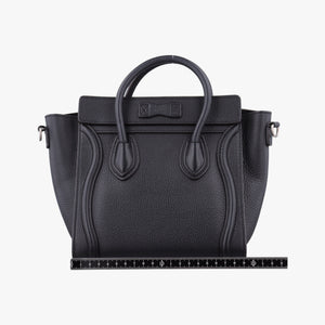 Vintage Celine Luggage nano Shopper Black Leather shoulderbag | stylenewstar