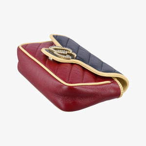 Pre-owned Gucci GG Marmont Multicolour Leather 574969 shoulderbag | stylenewstar