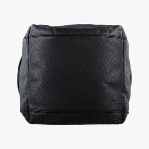 Pre-owned Bottega Veneta Cube soft bag Black x Brown Leather shoulderbag | stylenewstar