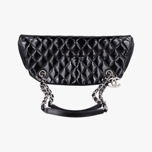 Secondhand Chanel Mademoiselle Bowling Black Patent leather A50557 shoulderbag | stylenewstar
