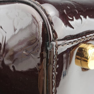 Pre-owned Louis Vuitton Brea MM ROUGE FAUVISTE Vernis M91690 shoulderbag | stylenewstar