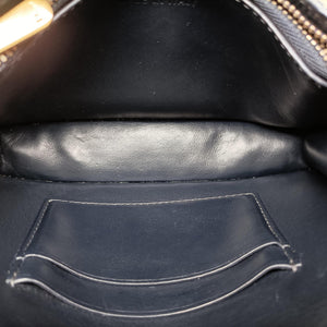 Pre-owned Christian Dior Saddle Navy×Gray Jacquard bum bag/waist bag | stylenewstar