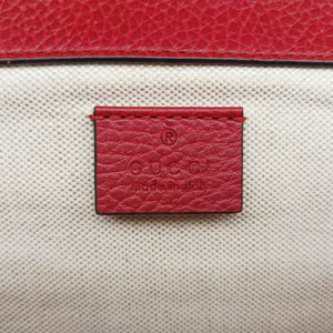 Pre-owned Gucci Dionysus Red Leather 400249 shoulderbag | stylenewstar