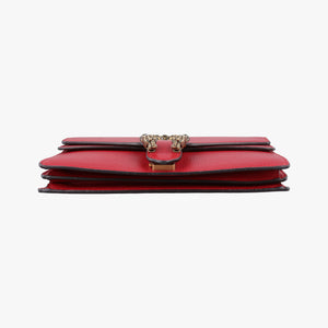 Pre-owned Gucci Dionysus Red Leather 400249 shoulderbag | stylenewstar