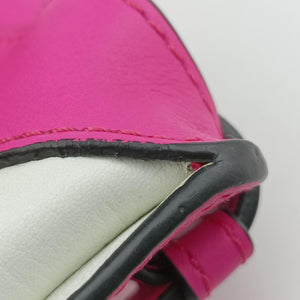 Pre-owned Loewe Hammock Rose×white Leather shoulderbag | stylenewstar
