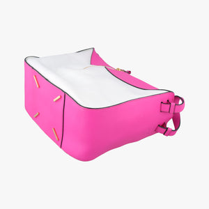 Pre-owned Loewe Hammock Rose×white Leather shoulderbag | stylenewstar