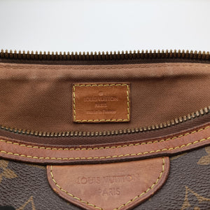 Pre-owned Louis Vuitton PALERMO PM brown Monogram Canvas M40145 shoulderbag | stylenewstar