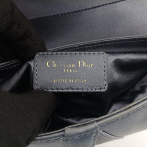 Pre-owned Christian Dior Saddle Purple silk handbag | stylenewstar