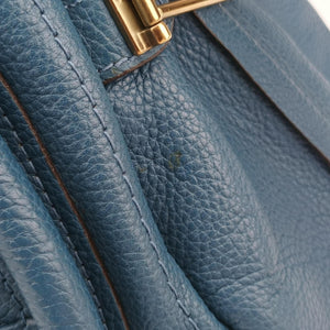 Pre-owned Chloe Paraty Blue Leather shoulderbag | stylenewstar