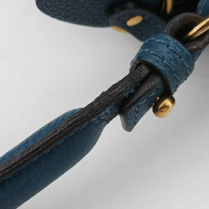 Pre-owned Chloe Paraty Blue Leather shoulderbag | stylenewstar