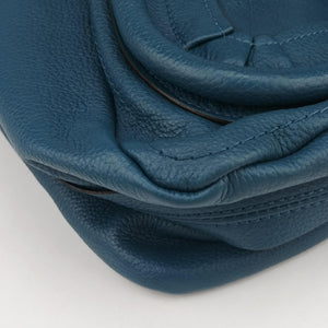 Pre-owned Chloe Paraty Blue Leather shoulderbag | stylenewstar