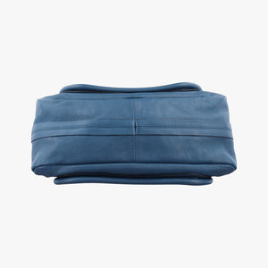 Pre-owned Chloe Paraty Blue Leather shoulderbag | stylenewstar