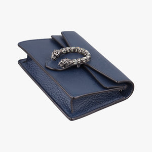 Pre-owned Gucci Dionysus Blue Leather 476432 shoulderbag | stylenewstar