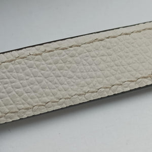 Vintage Christian Dior Saddle White Leather handbag | stylenewstar