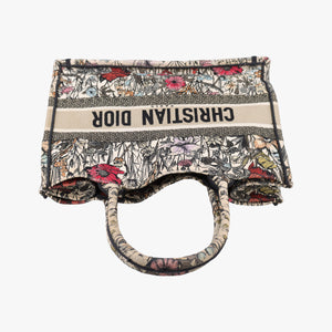Pre-owned Christian Dior Book Tote Multicolour Jacquard handbag | stylenewstar
