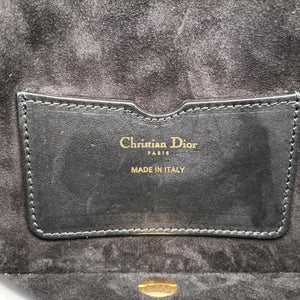 Pre-owned Christian Dior Mini D-Bee Black Leather shoulderbag | stylenewstar
