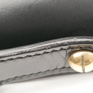 Pre-owned Christian Dior Mini D-Bee Black Leather shoulderbag | stylenewstar