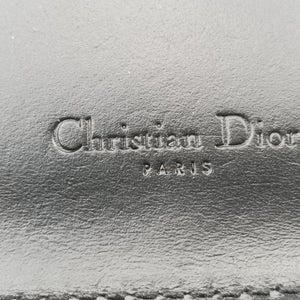 Pre-owned Christian Dior Mini D-Bee Black Leather shoulderbag | stylenewstar